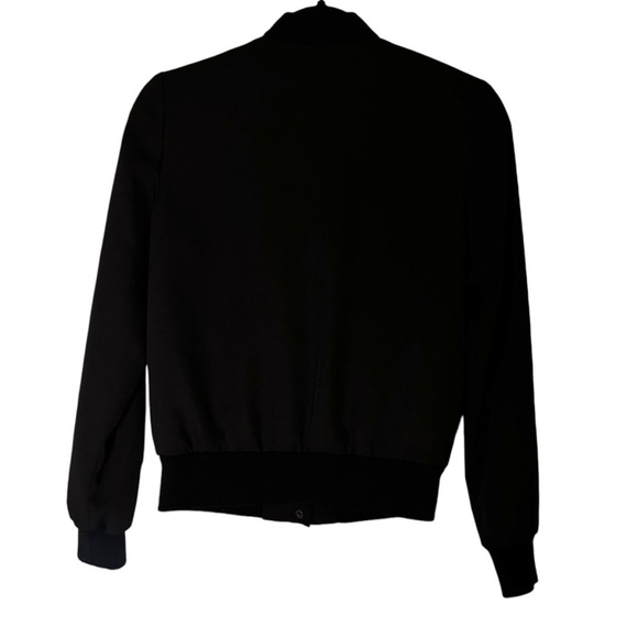 Aritzia Wilfred Poussin Bomber- Minimalist Crepe Bomber- Black-Size XS - Picture 4 of 11